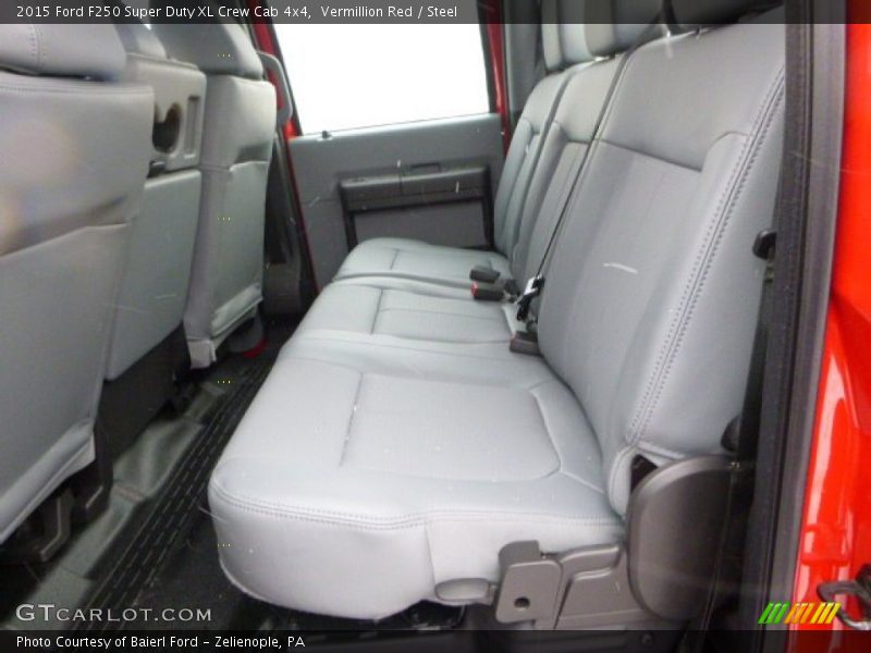 Vermillion Red / Steel 2015 Ford F250 Super Duty XL Crew Cab 4x4