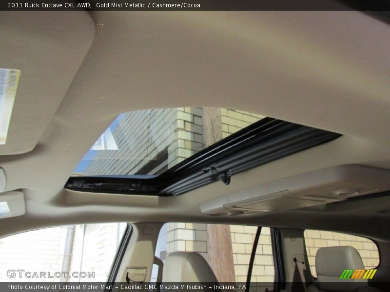 Gold Mist Metallic / Cashmere/Cocoa 2011 Buick Enclave CXL AWD
