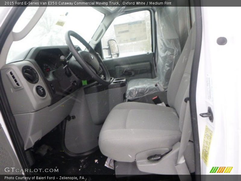  2015 E-Series Van E350 Cutaway Commercial Moving Truck Medium Flint Interior