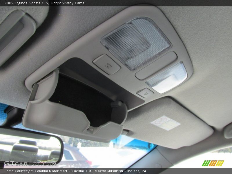 Bright Silver / Camel 2009 Hyundai Sonata GLS