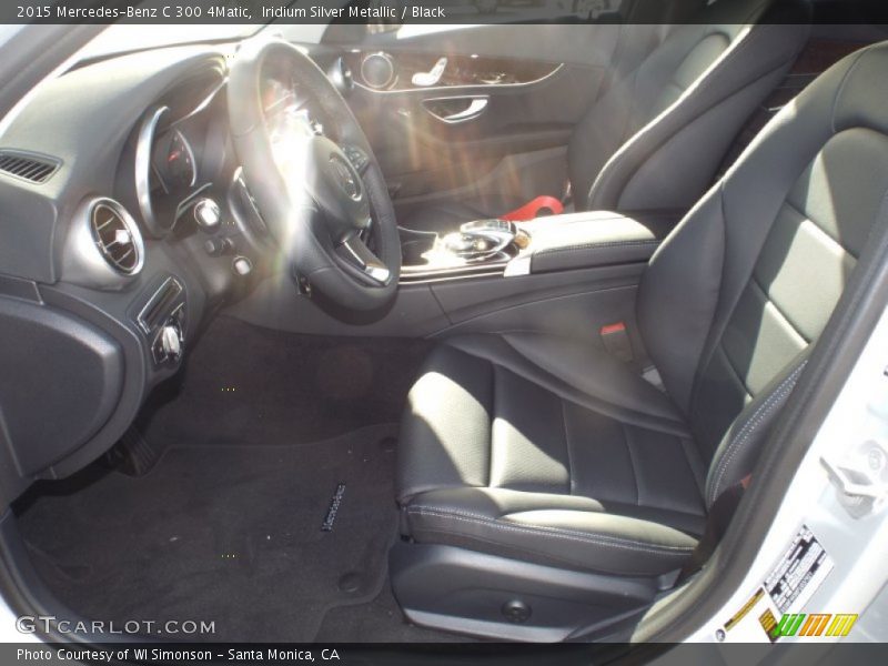Iridium Silver Metallic / Black 2015 Mercedes-Benz C 300 4Matic