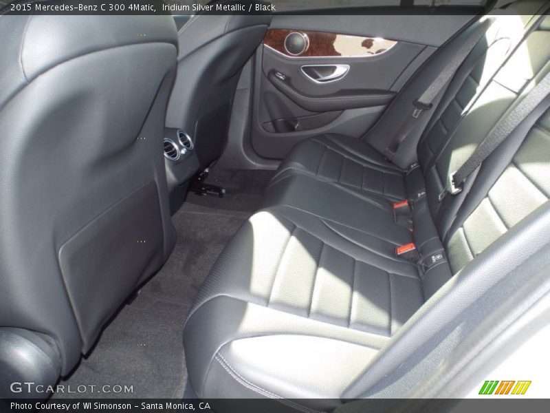 Iridium Silver Metallic / Black 2015 Mercedes-Benz C 300 4Matic