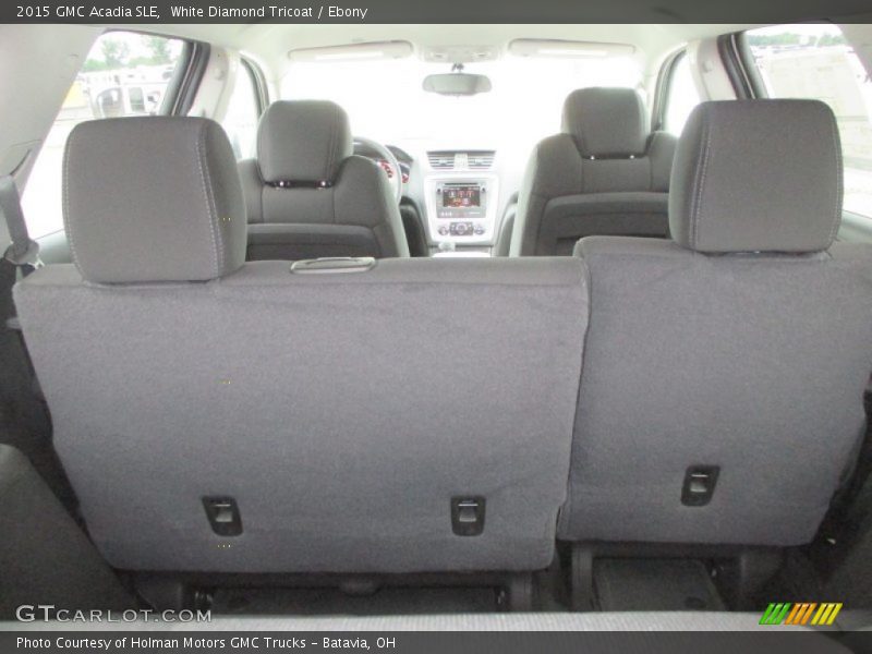 White Diamond Tricoat / Ebony 2015 GMC Acadia SLE