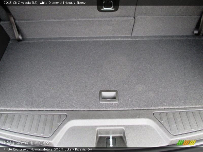 White Diamond Tricoat / Ebony 2015 GMC Acadia SLE