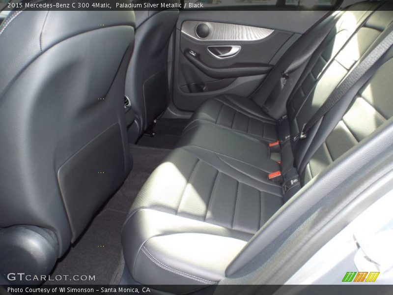 Paladium Silver Metallic / Black 2015 Mercedes-Benz C 300 4Matic