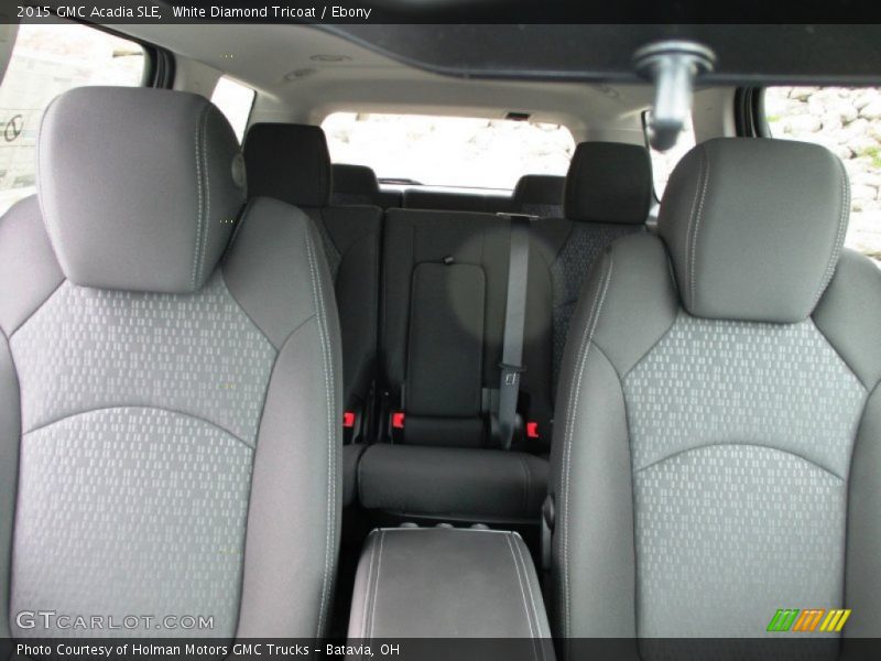 White Diamond Tricoat / Ebony 2015 GMC Acadia SLE