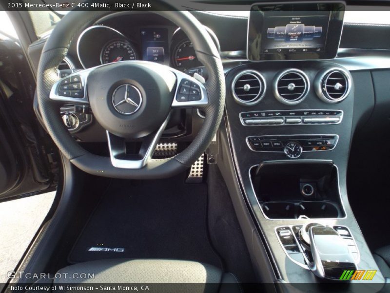 Black / Black 2015 Mercedes-Benz C 400 4Matic
