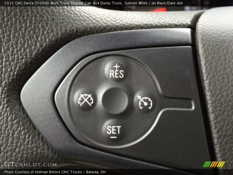 Summit White / Jet Black/Dark Ash 2015 GMC Sierra 3500HD Work Truck Regular Cab 4x4 Dump Truck