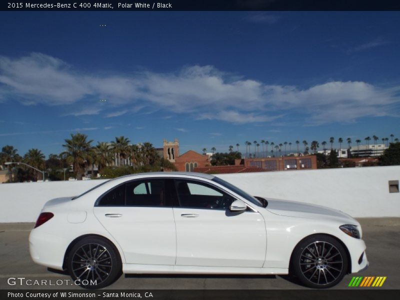 Polar White / Black 2015 Mercedes-Benz C 400 4Matic