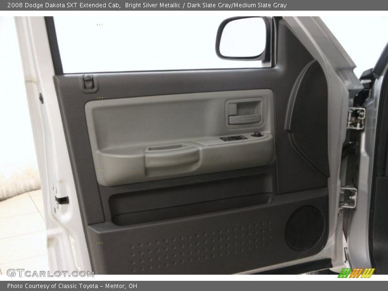 Bright Silver Metallic / Dark Slate Gray/Medium Slate Gray 2008 Dodge Dakota SXT Extended Cab