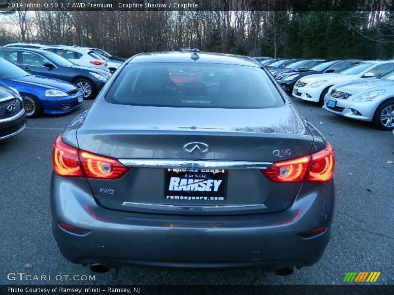 Graphite Shadow / Graphite 2014 Infiniti Q 50 3.7 AWD Premium