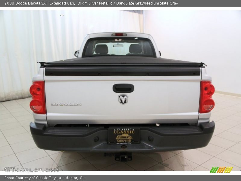 Bright Silver Metallic / Dark Slate Gray/Medium Slate Gray 2008 Dodge Dakota SXT Extended Cab