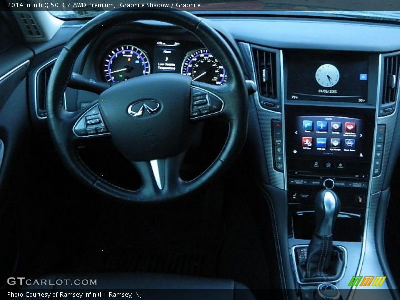 Graphite Shadow / Graphite 2014 Infiniti Q 50 3.7 AWD Premium