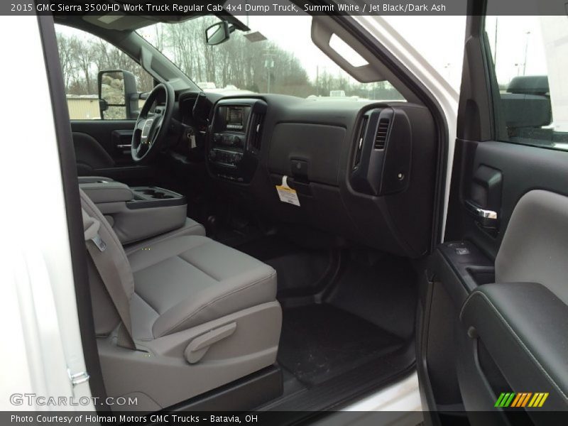 Summit White / Jet Black/Dark Ash 2015 GMC Sierra 3500HD Work Truck Regular Cab 4x4 Dump Truck