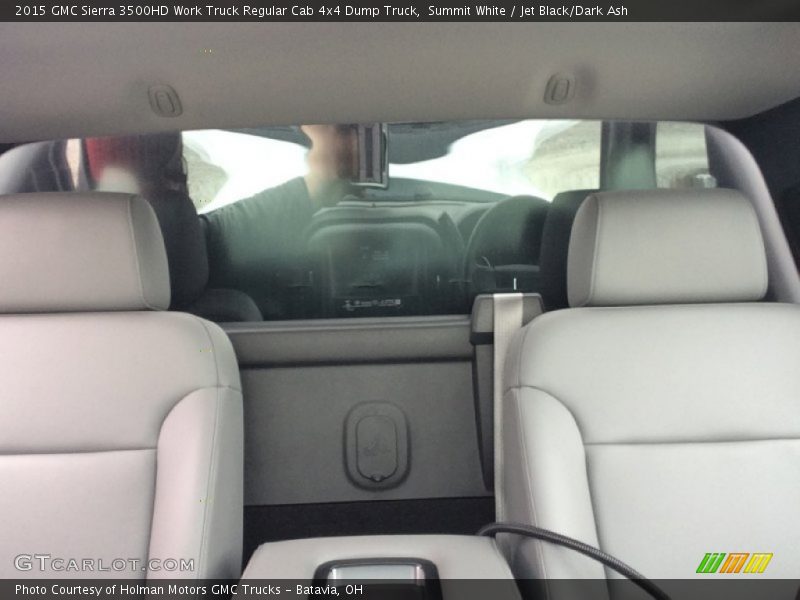 Summit White / Jet Black/Dark Ash 2015 GMC Sierra 3500HD Work Truck Regular Cab 4x4 Dump Truck