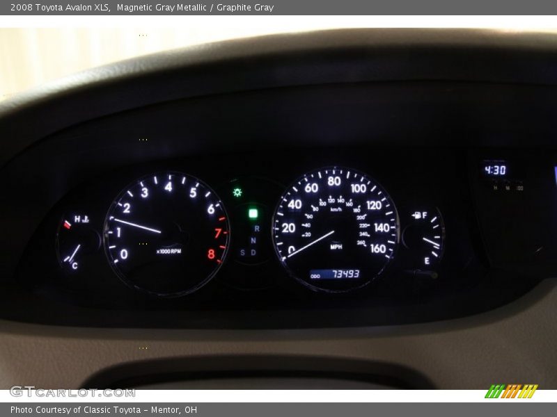 Magnetic Gray Metallic / Graphite Gray 2008 Toyota Avalon XLS