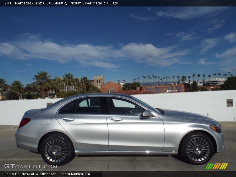 Iridium Silver Metallic / Black 2015 Mercedes-Benz C 300 4Matic