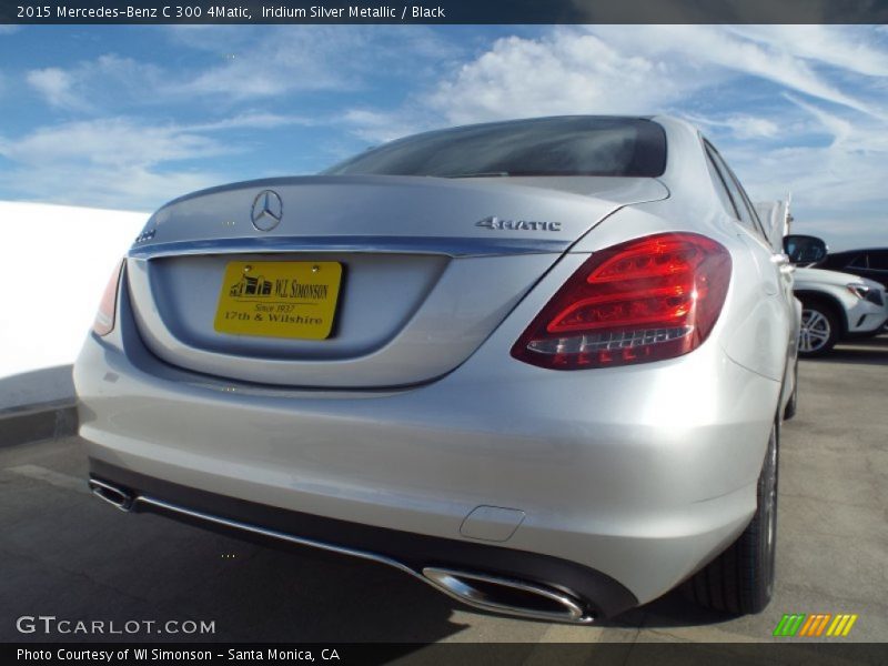 Iridium Silver Metallic / Black 2015 Mercedes-Benz C 300 4Matic