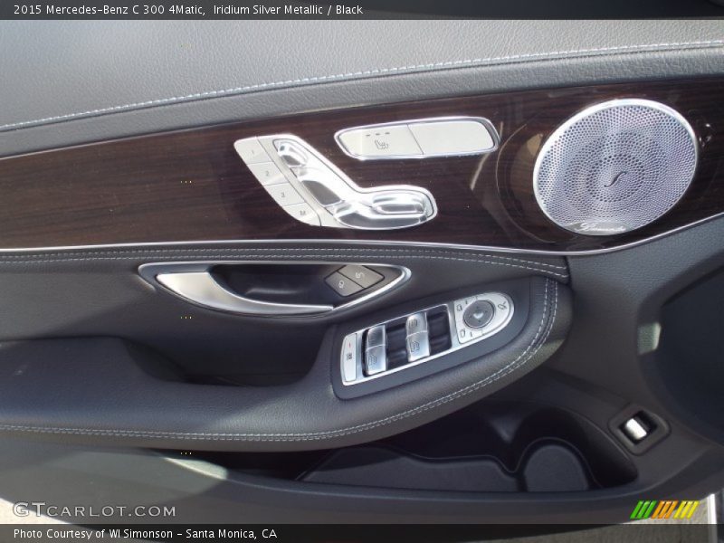 Iridium Silver Metallic / Black 2015 Mercedes-Benz C 300 4Matic