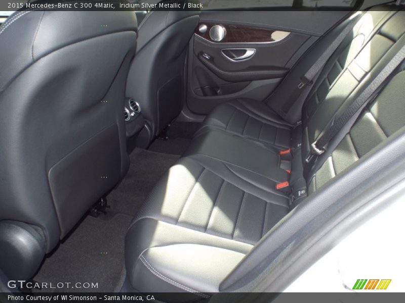 Iridium Silver Metallic / Black 2015 Mercedes-Benz C 300 4Matic