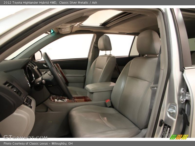  2012 Highlander Hybrid 4WD Ash Interior
