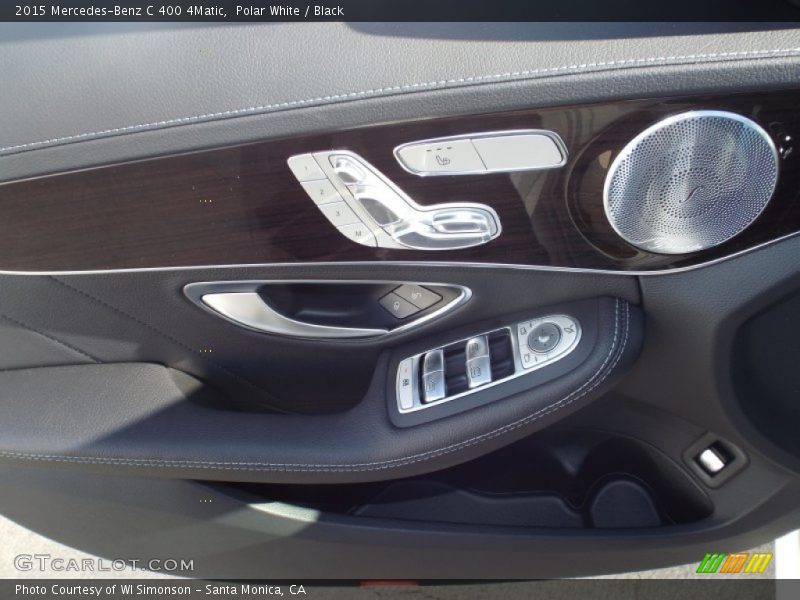 Polar White / Black 2015 Mercedes-Benz C 400 4Matic