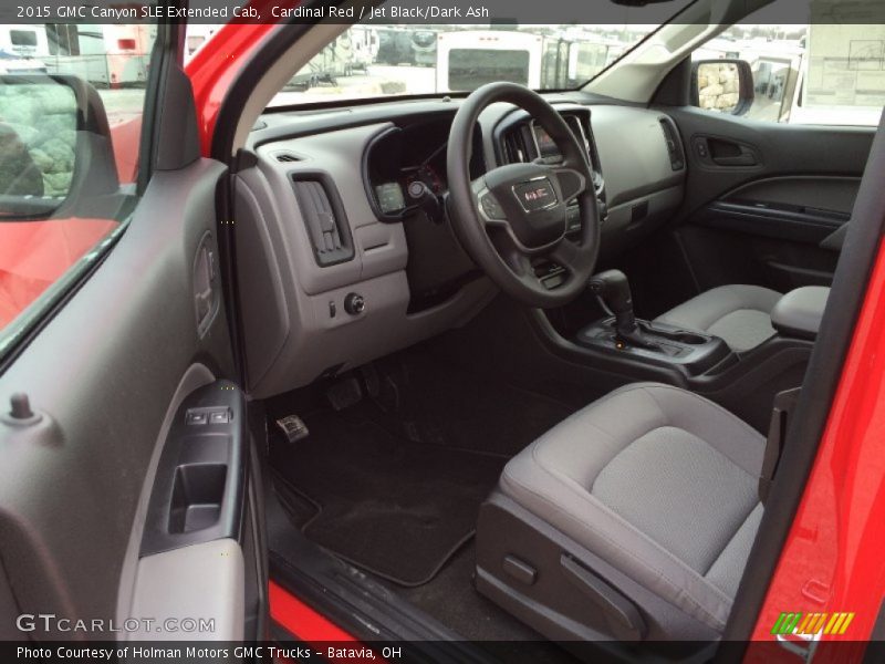 Cardinal Red / Jet Black/Dark Ash 2015 GMC Canyon SLE Extended Cab