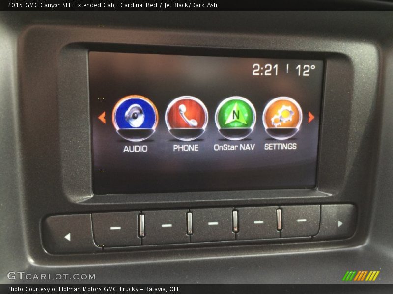 Cardinal Red / Jet Black/Dark Ash 2015 GMC Canyon SLE Extended Cab