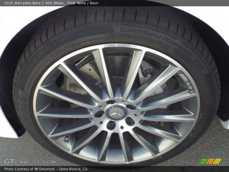Polar White / Black 2015 Mercedes-Benz C 400 4Matic