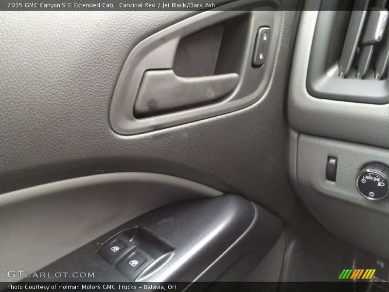 Cardinal Red / Jet Black/Dark Ash 2015 GMC Canyon SLE Extended Cab
