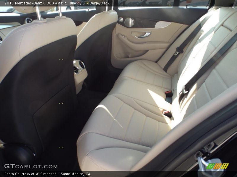 Black / Silk Beige/Black 2015 Mercedes-Benz C 300 4Matic