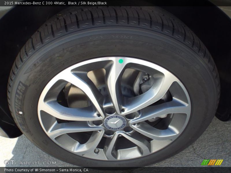 Black / Silk Beige/Black 2015 Mercedes-Benz C 300 4Matic