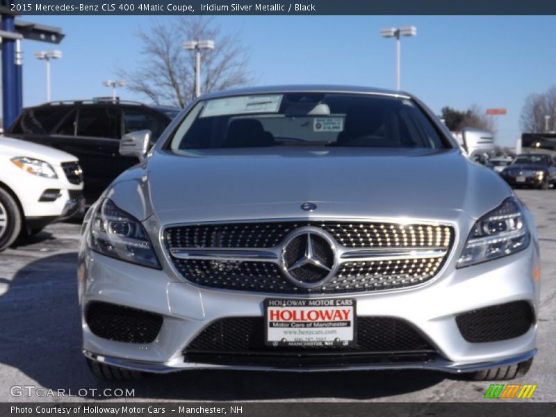 Iridium Silver Metallic / Black 2015 Mercedes-Benz CLS 400 4Matic Coupe