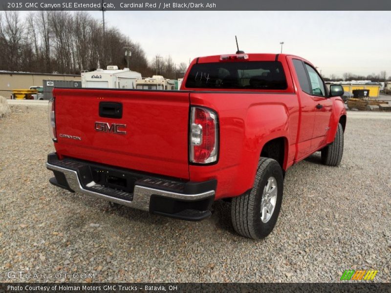 Cardinal Red / Jet Black/Dark Ash 2015 GMC Canyon SLE Extended Cab