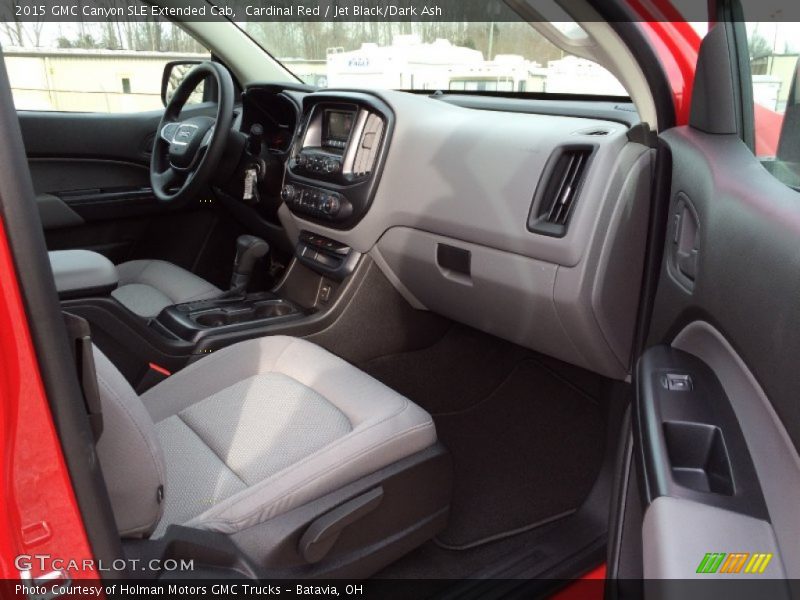 Cardinal Red / Jet Black/Dark Ash 2015 GMC Canyon SLE Extended Cab