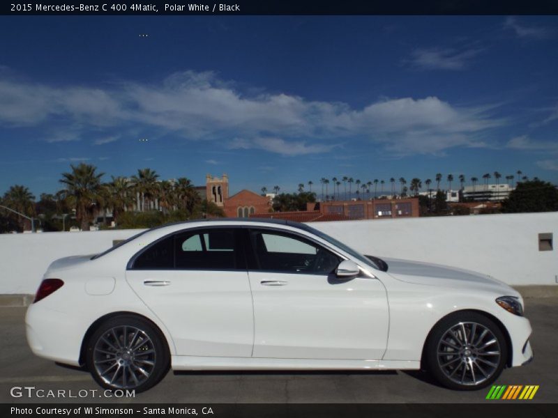 Polar White / Black 2015 Mercedes-Benz C 400 4Matic