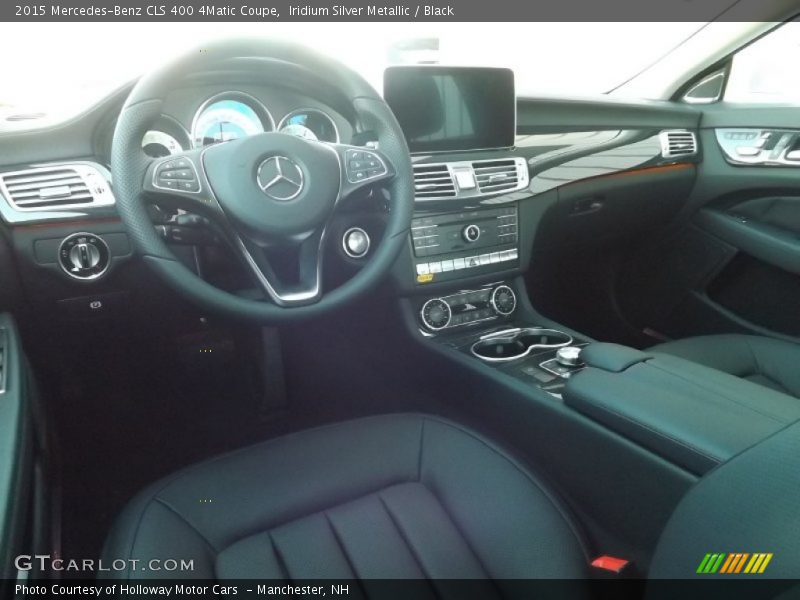 Iridium Silver Metallic / Black 2015 Mercedes-Benz CLS 400 4Matic Coupe