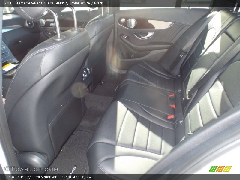 Polar White / Black 2015 Mercedes-Benz C 400 4Matic