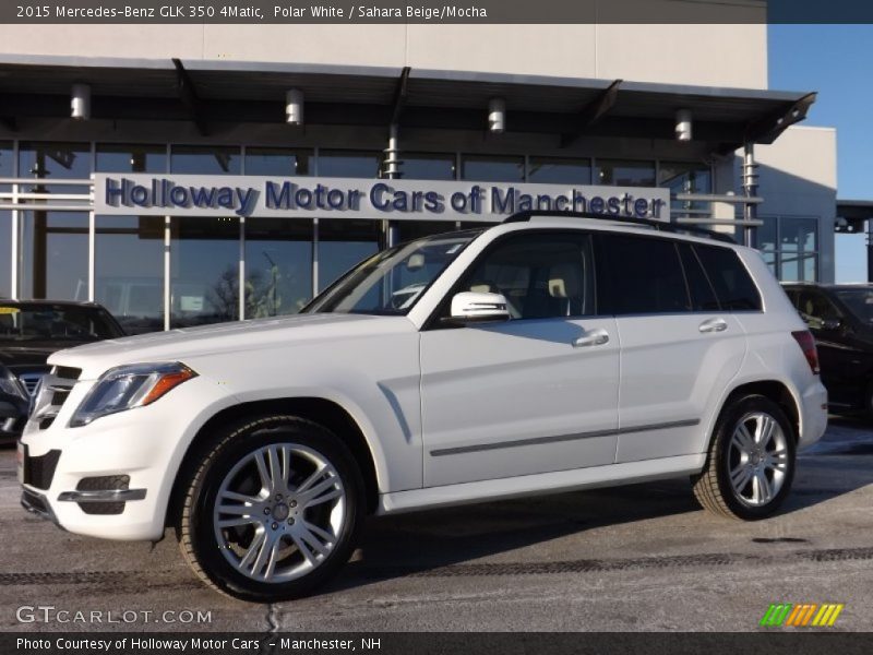 Polar White / Sahara Beige/Mocha 2015 Mercedes-Benz GLK 350 4Matic