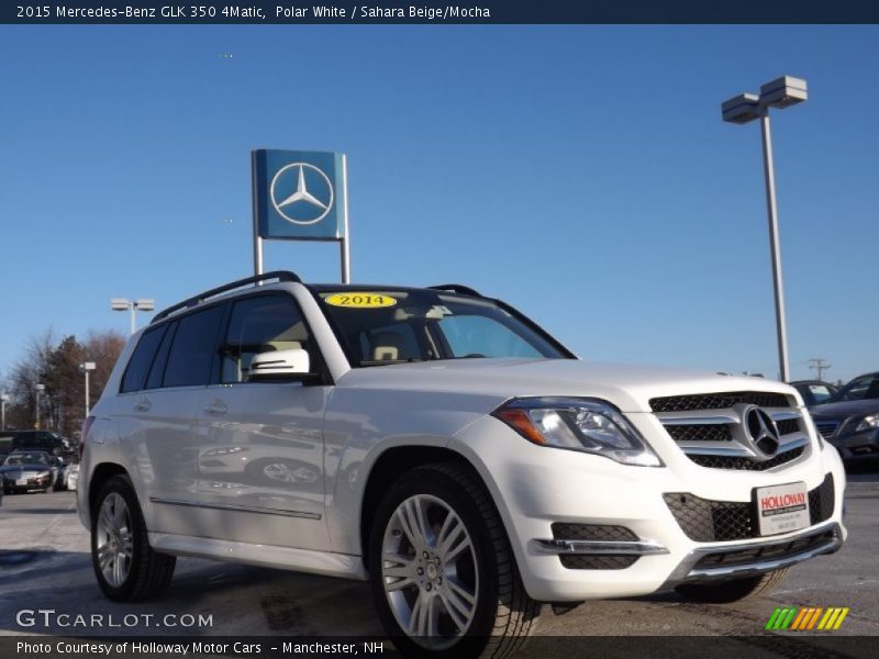 Polar White / Sahara Beige/Mocha 2015 Mercedes-Benz GLK 350 4Matic