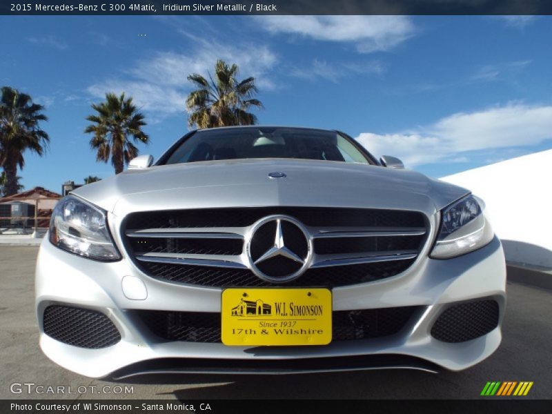 Iridium Silver Metallic / Black 2015 Mercedes-Benz C 300 4Matic