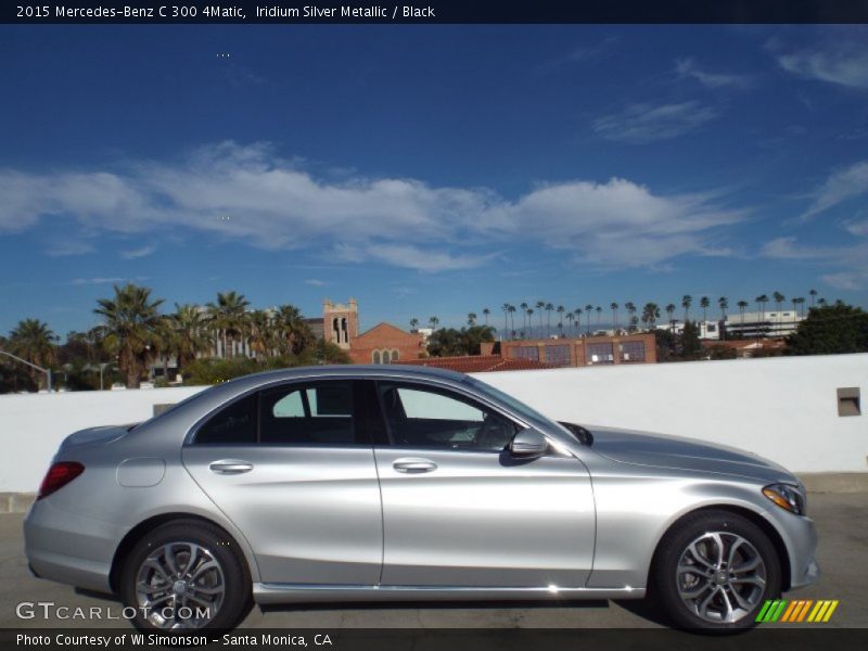 Iridium Silver Metallic / Black 2015 Mercedes-Benz C 300 4Matic