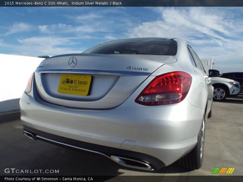 Iridium Silver Metallic / Black 2015 Mercedes-Benz C 300 4Matic