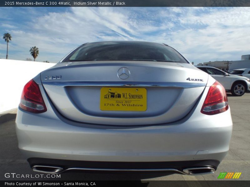 Iridium Silver Metallic / Black 2015 Mercedes-Benz C 300 4Matic