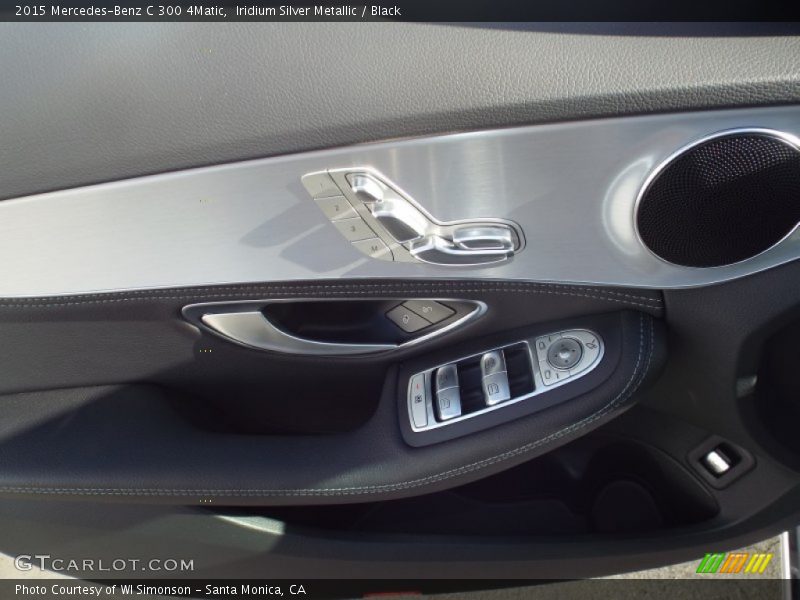Iridium Silver Metallic / Black 2015 Mercedes-Benz C 300 4Matic