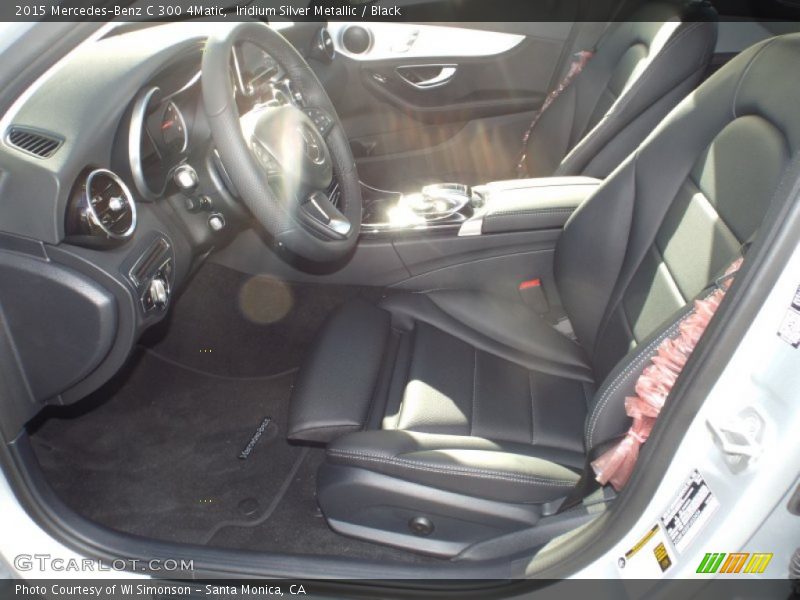 Iridium Silver Metallic / Black 2015 Mercedes-Benz C 300 4Matic