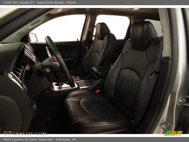 Liquid Silver Metallic / Ebony 2008 GMC Acadia SLT