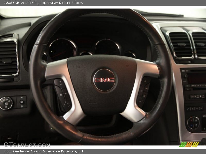 Liquid Silver Metallic / Ebony 2008 GMC Acadia SLT