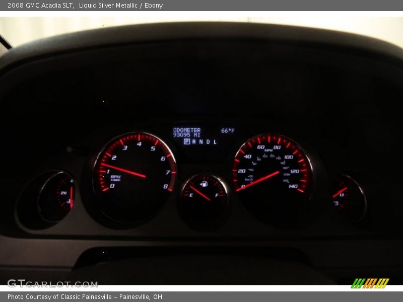 Liquid Silver Metallic / Ebony 2008 GMC Acadia SLT