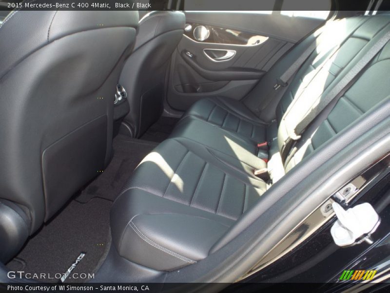 Black / Black 2015 Mercedes-Benz C 400 4Matic